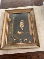 Schilderij Meisje aan het venster, Ophalen of Verzenden