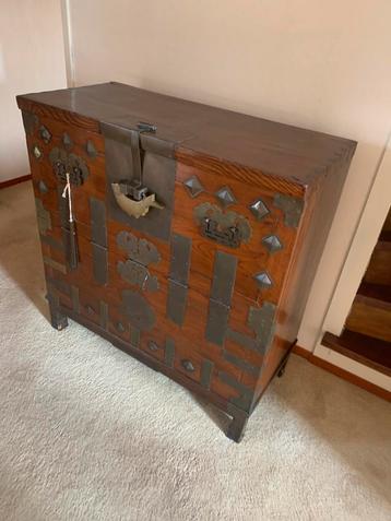 Kast kist antieke Koreaanse bruiloft trouw kast kist beschikbaar voor biedingen