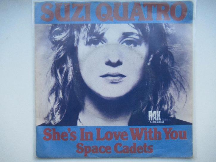 SUZI QUATRO # Seh's In Love With You ( origineel ), Cd's en Dvd's, Vinyl | Nederlandstalig, Zo goed als nieuw, Levenslied of Smartlap