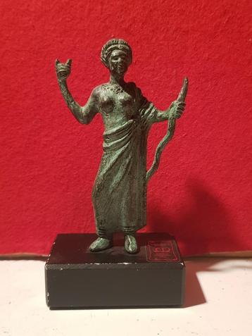 bronzen beeldje romeins/griekse godin Hygieia of Demeter beschikbaar voor biedingen