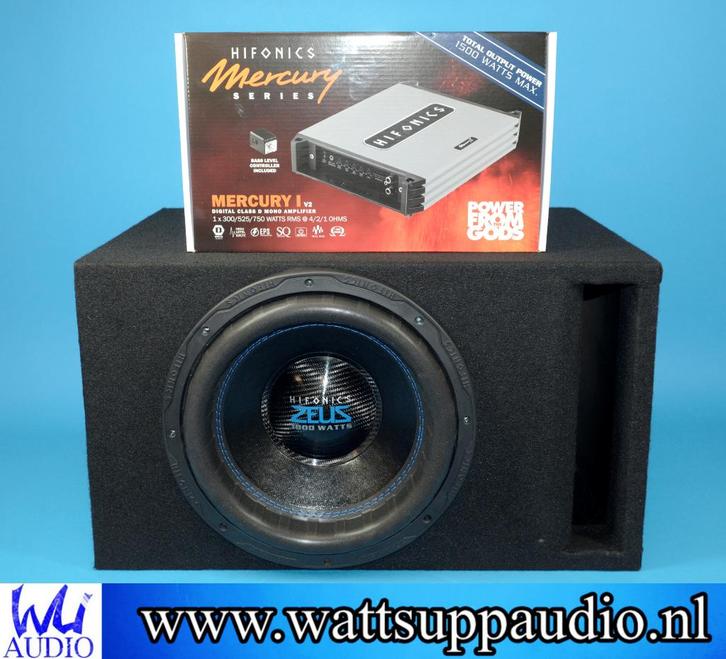 Hifonics Zeus ZSPL-12D2 12 inch Subwoofer + Monoblok, Auto diversen, Autospeakers, Nieuw, Ophalen of Verzenden