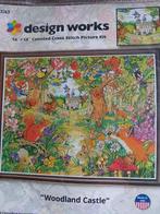 Borduurpakket Woodland Castle van Design Works, Ophalen of Verzenden, Nieuw, Borduurpakket