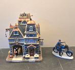 Lemax Mounted Division Police + Police Officer kersthuisje, Ophalen, Zo goed als nieuw