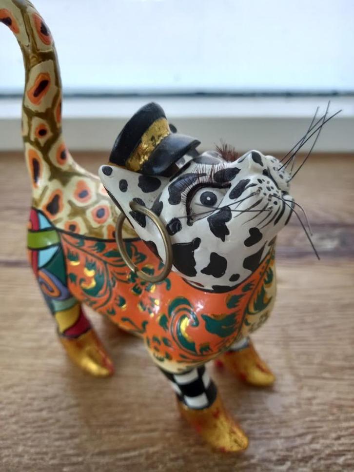 Tom's Drag kat (S) Toms Drag, Antiek en Kunst, Kunst | Designobjecten, Ophalen of Verzenden