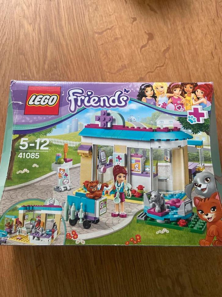 LEGO Friends 41085 Dierenkliniek compleet sint tip, Kinderen en Baby's, Speelgoed | Duplo en Lego, Zo goed als nieuw, Lego, Complete set