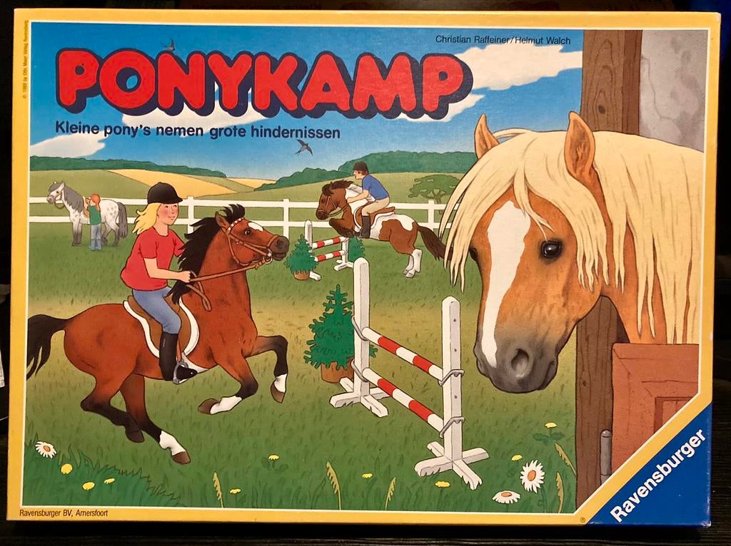 Ponykamp bordspel van Ravensburger, Ophalen, Zo goed als nieuw