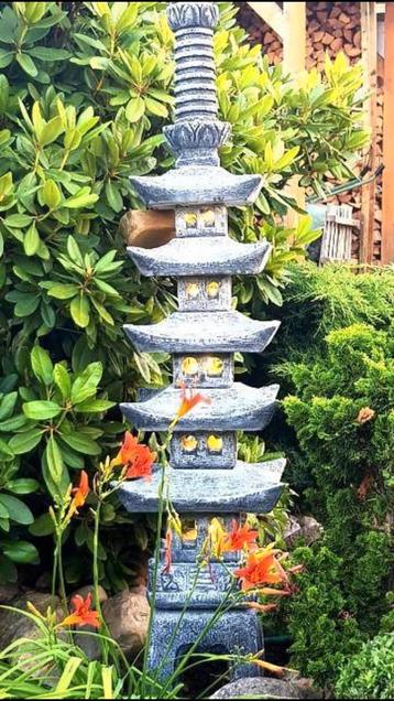 Pagode 180cm 130kg Yukimi Rankei Lantaarn Lamp  Bonsai Japan beschikbaar voor biedingen