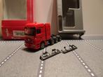 372 herpa 156615 mercedes actros rood 4-as trekker 1:87 truc, Ophalen of Verzenden, Nieuw, Bus of Vrachtwagen, Herpa