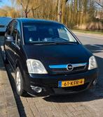 Opel Meriva 1.6 16V 77KW 2009 Zwart, Auto's, Opel, Voorwielaandrijving, 65 €/maand, 15 km/l, 4 cilinders