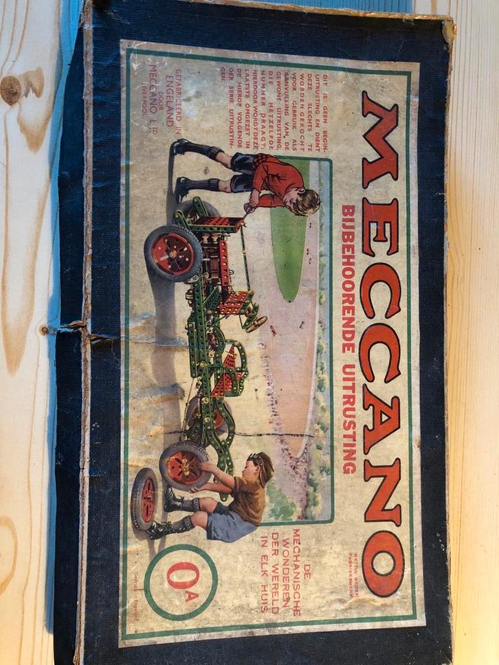 Oude Meccano Set in Doos, Antiek en Kunst, Antiek | Speelgoed, Ophalen