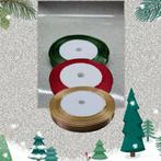 Satijnen lint, 10mm breed in 3 verschillende kleuren, Verzenden, Nieuw, Lint, Band of Elastiek