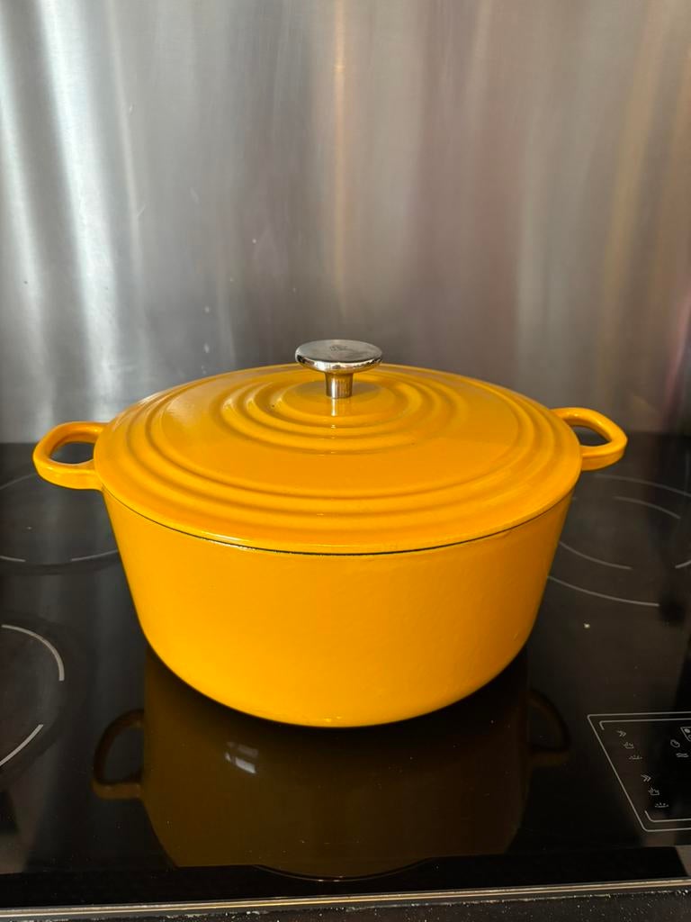 BK Bourgogne Braadpan 28cm z.g.a.n., Huis en Inrichting, Keuken | Potten en Pannen, Ophalen, Zo goed als nieuw, Gietijzer, Koekenpan of Braadpan