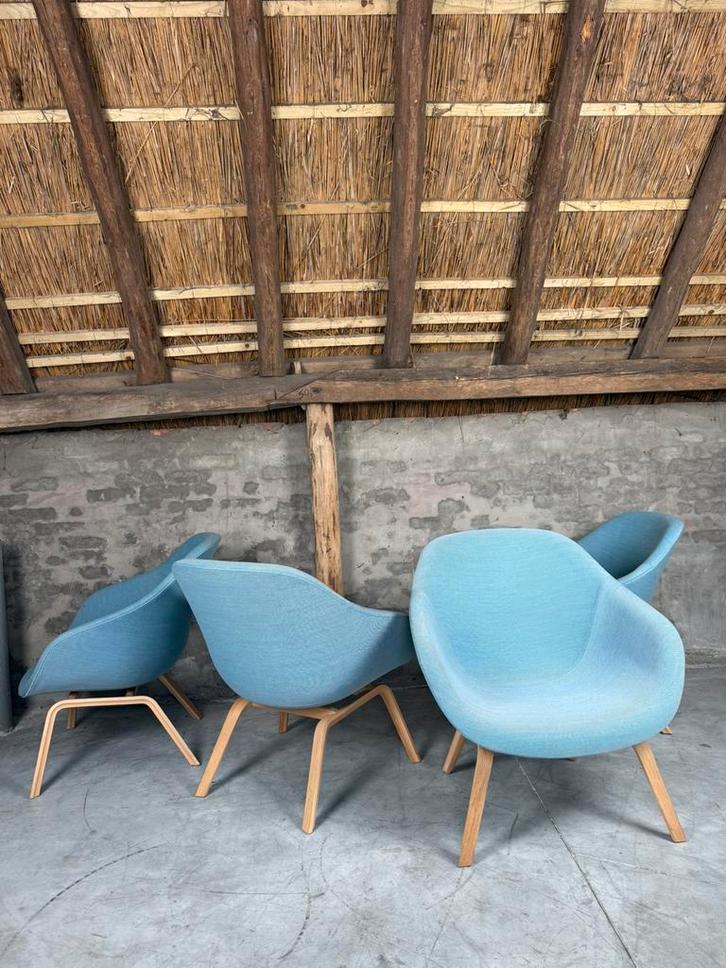 4 HAY About A Loungechair AAL83 design fauteuils, Huis en Inrichting, Fauteuils, Zo goed als nieuw, Hout, Stof, 75 tot 100 cm