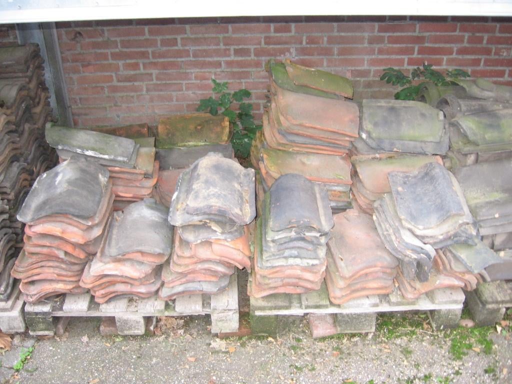 Oudhollandse Dakpannen, Ophalen, Gebruikt, Steen of Klei, 15 m² of meer