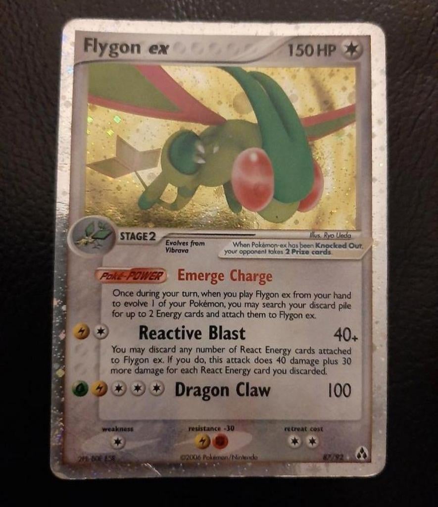 Pokémon Flygon EX kaart, Ophalen of Verzenden, Zo goed als nieuw