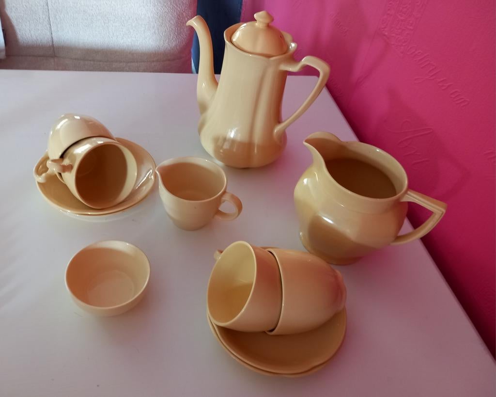 Mooi Engels theeservies, Johnson Bros, Wood's en Primarosa, Ophalen of Verzenden