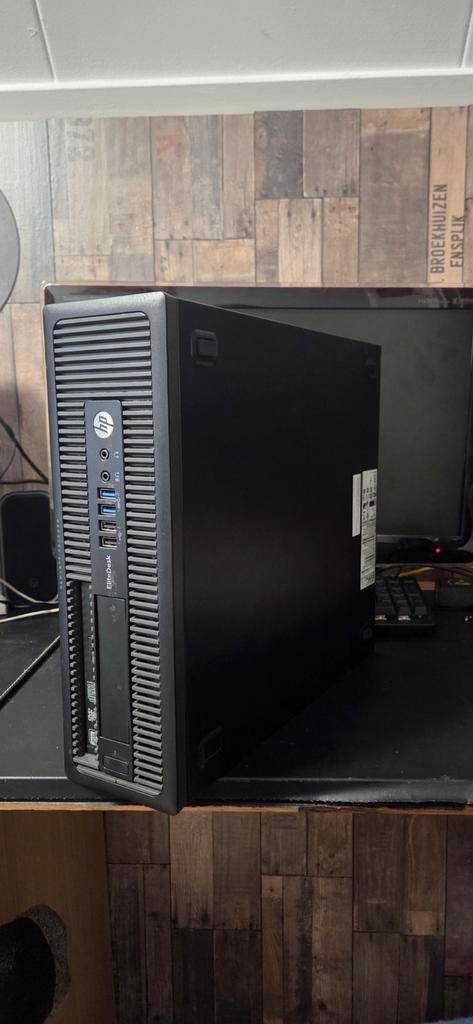 HP EliteDesk 800 G1 SFF PC - i5-4570, 4GB RAM (GEEN HDD/SSD), Computers en Software, Desktop Pc's, Gebruikt, 3 tot 4 Ghz, 4 GB