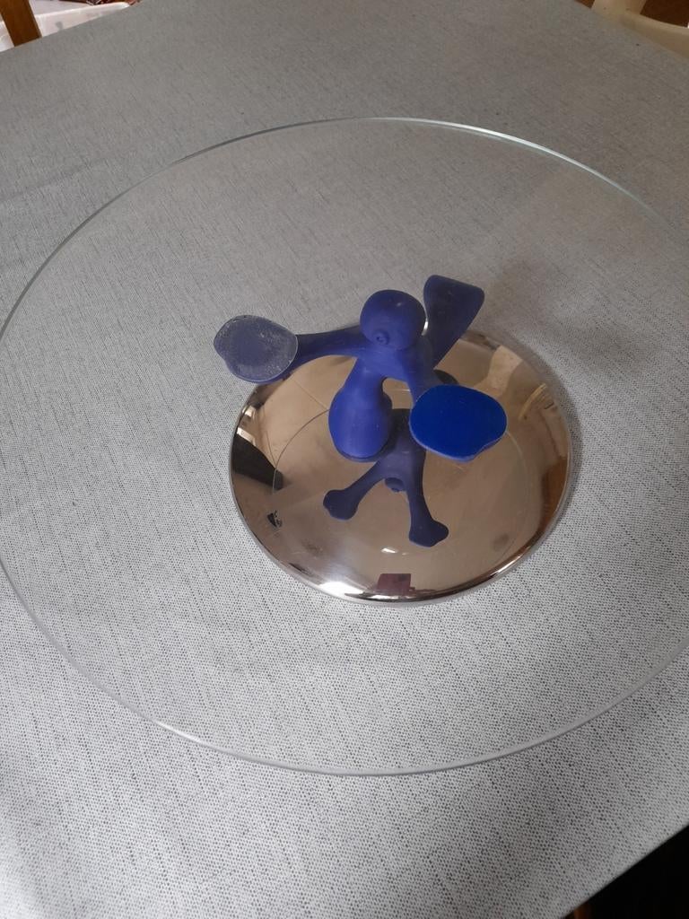 Alessi taartschaal Bimboveloce, Overige materialen, Gebruikt, Schaal, Rond