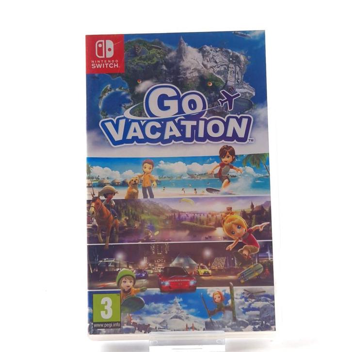 Nintendo Switch Game: Go Vacation, Spelcomputers en Games, Spelcomputers | Nintendo Switch, Zo goed als nieuw