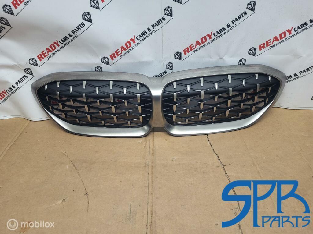 Grille BMW 3-serie G20 G21 M340I GRILL NIEREN CHROOM DIAMOND, Gebruikt, Ophalen of Verzenden, BMW, BMW
