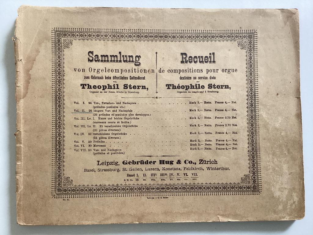 Antiek boek bladmuziek orgel, Orgel, Gebruikt, Klassiek, Ophalen of Verzenden