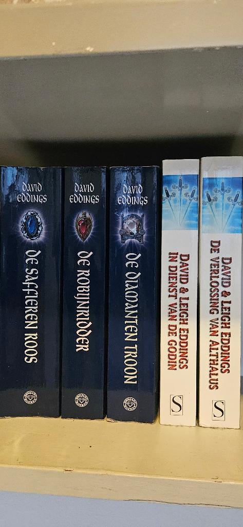 5 titels van David Eddings (Fantasy), Boeken, Ophalen, Zo goed als nieuw, David Eddings