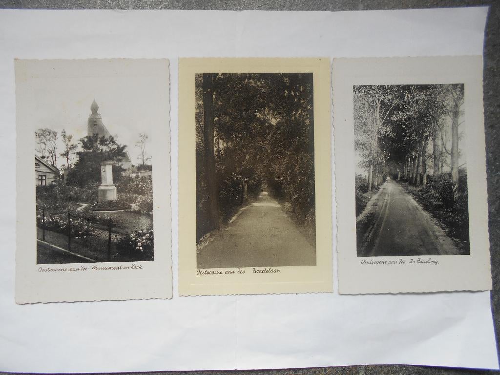 Oostvoorne aan Zee partij van 20 kaarten diepdruk v d Steeg, Ophalen of Verzenden, 1920 tot 1940, Zuid-Holland
