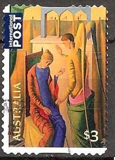 288 Australië 2025 Christmas s/a, Postzegels en Munten, Postzegels | Oceanië, Gestempeld, Verzenden