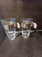 2 Villeroy & Boch new wave glazen ( r.v.s. handvat), Ophalen of Verzenden, Gebruikt, Overige typen