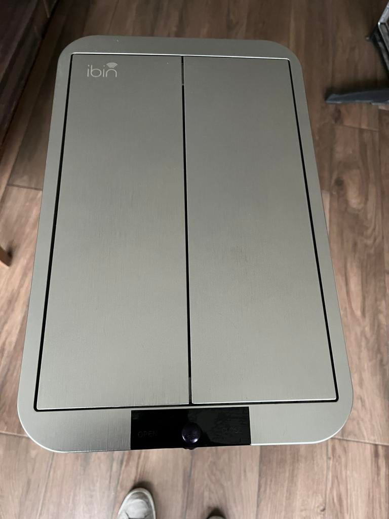 Afvalbak met sensor, Ophalen, Gebruikt, 50 tot 75 cm, Metaal