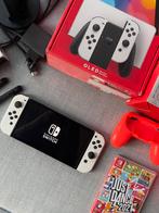 Nitendo Switch OLED + extra’s!, Ophalen, Zo goed als nieuw