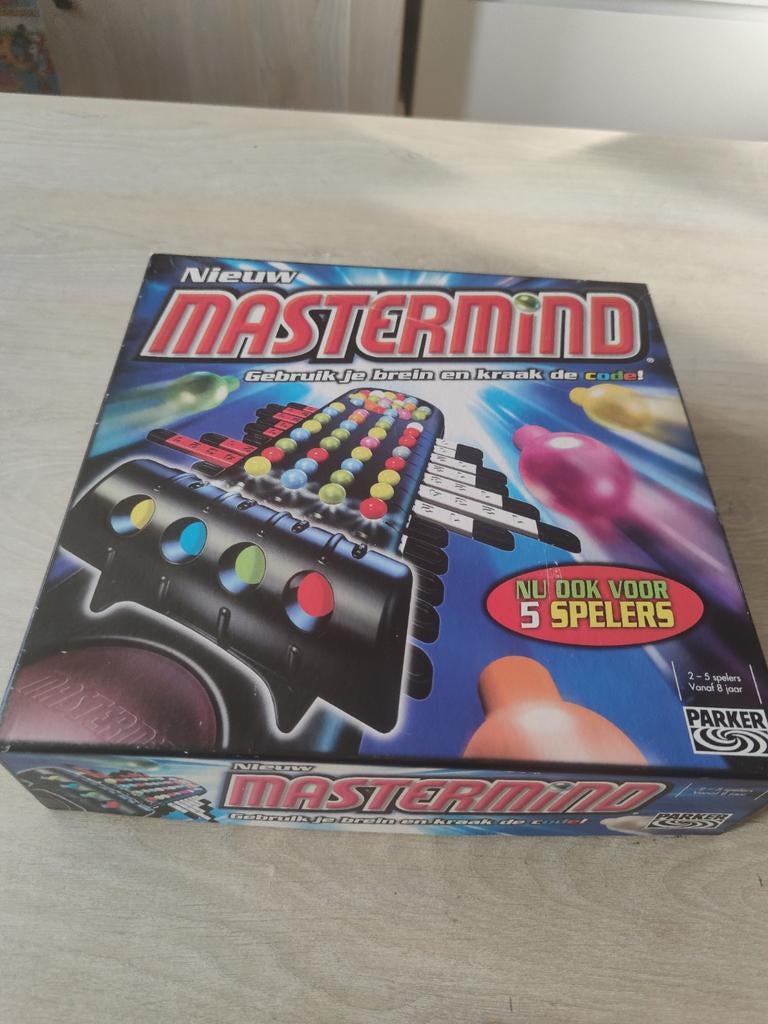 Nieuw Mastermind Bordspel - Kraak de Code!, Parker, Vijf spelers of meer, 1027 Newport Ave, Pawtucket, RI 02861, USA, Ophalen of Verzenden