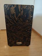 Cajon -Main- licht kleur hout voorkant donker, Ophalen, Melodische percussie