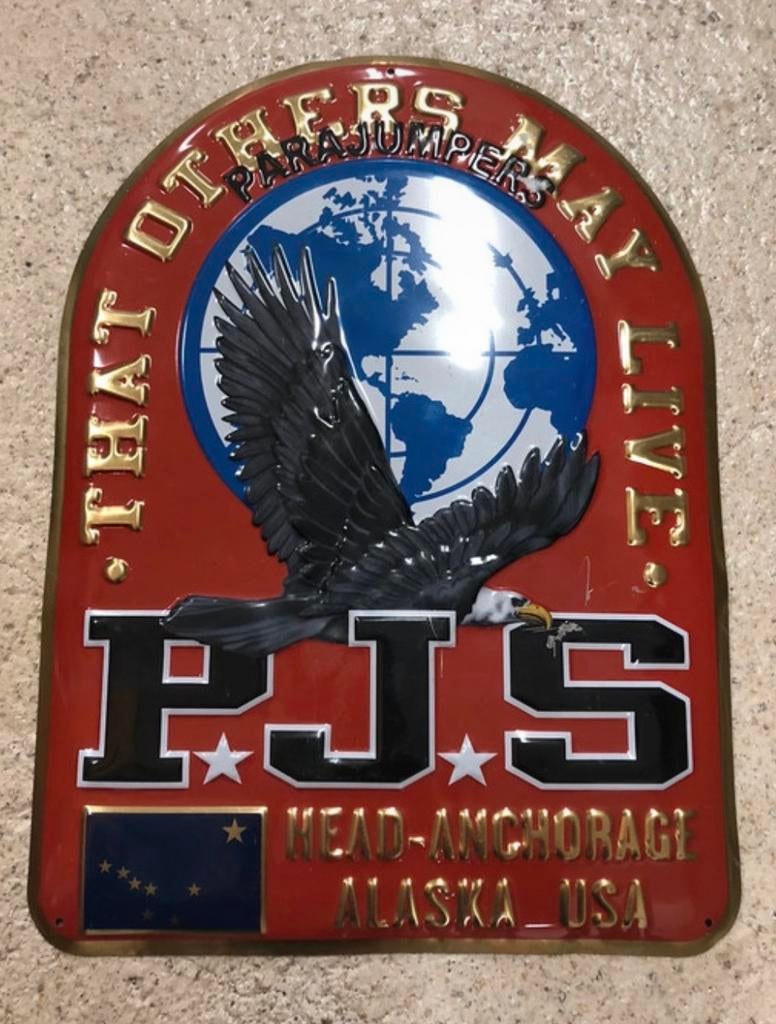 Origineel Parajumpers Winkeldisplay Emaille Bord, Ophalen of Verzenden, Gebruikt, Reclamebord