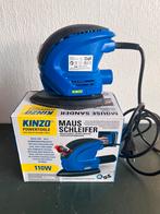 Schuurmachine met schuurpapier merk kinzo, Ophalen of Verzenden, Zo goed als nieuw, Minder dan 600 watt, Vlakschuurmachine