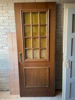Div. binnendeuren: massief eiken en Bruynzeel paneeldeuren, Doe-het-zelf en Verbouw, Deuren en Horren, Ophalen, Gebruikt, 80 tot 100 cm