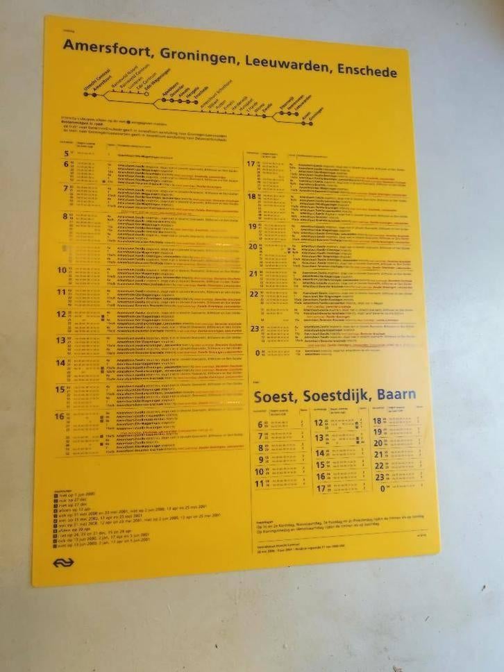 NS vertrekstaten, Ophalen, Zo goed als nieuw, Tram, Overige typen