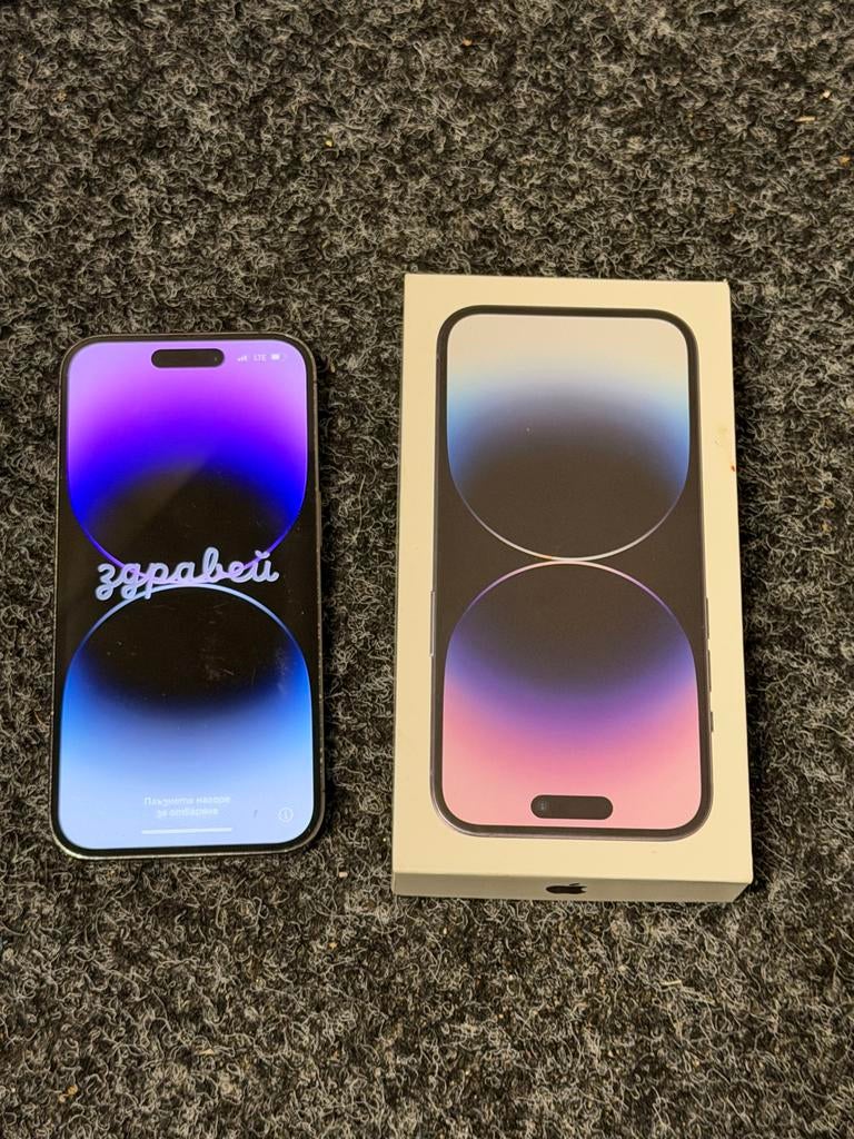 iPhone 14 Pro 128GB Deep Purple, Paars, Ophalen of Verzenden, Zonder simlock, Zonder abonnement