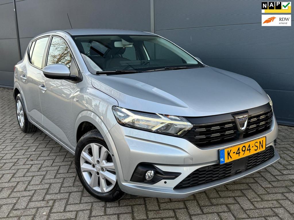 Dacia Sandero 1.0 TCe 90 Comfort/Carplay/Camera/Airco/cruise, Auto's, Dacia, 40 €/maand, Euro 6, Origineel Nederlands, Bedrijf