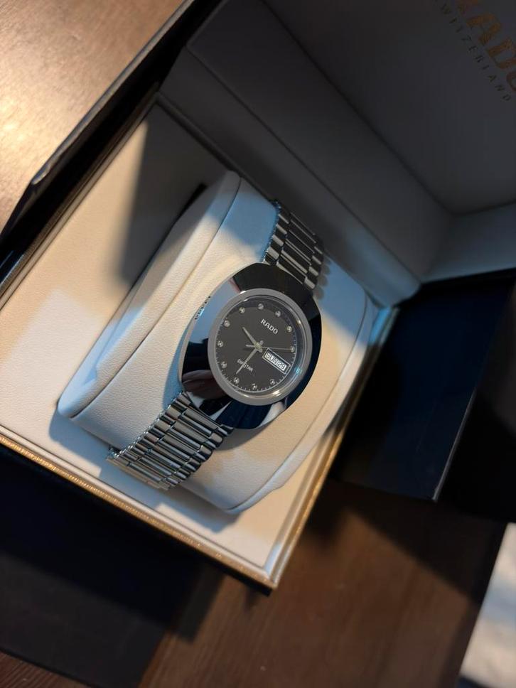 Rado Original Diastar Blue z.g.a.n, Sieraden, Tassen en Uiterlijk, Horloges | Heren, Zo goed als nieuw, Polshorloge, Overige merken
