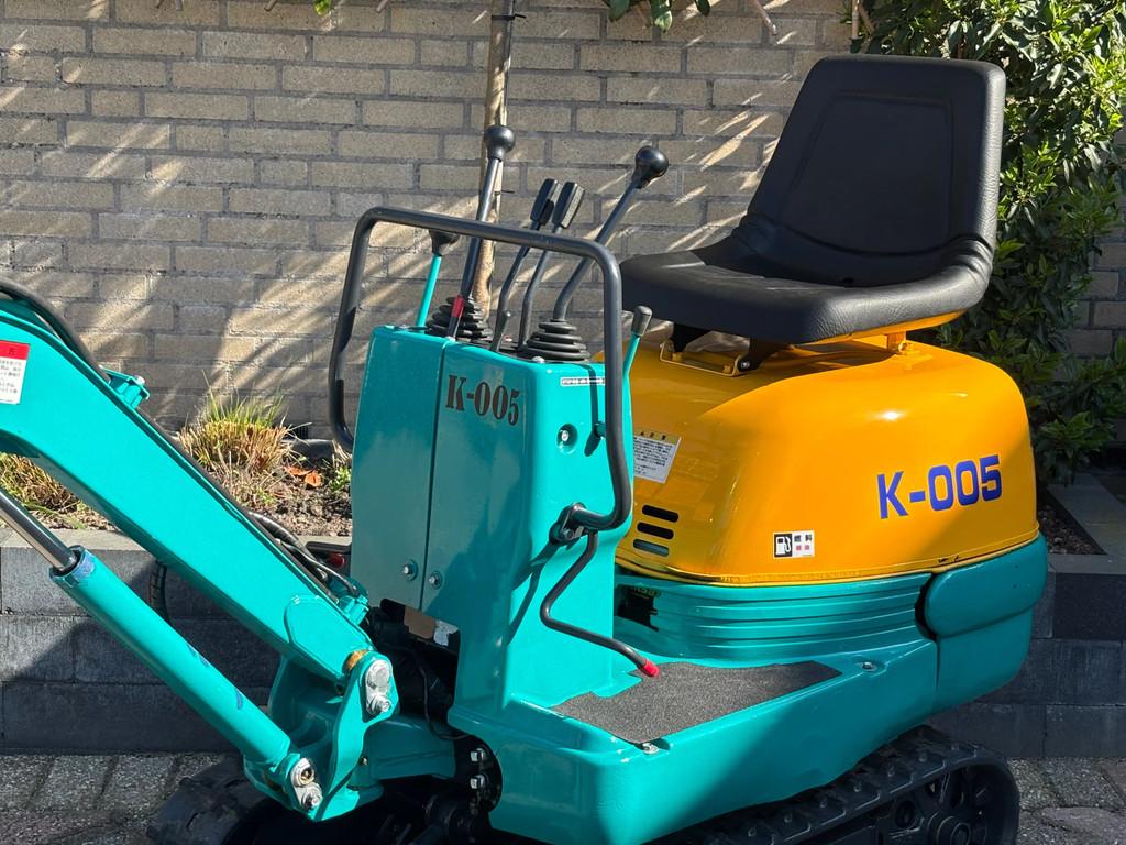 Kubota k-005 Diesel minigraver gebruikte micrograver, Graafmachine