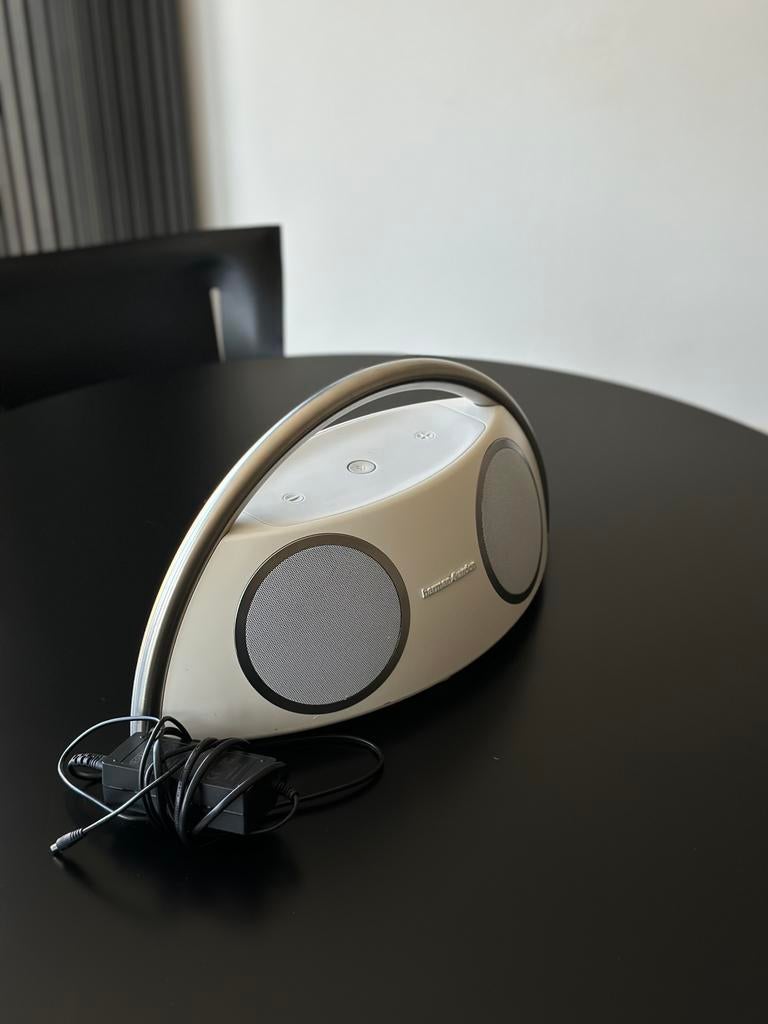 Harman Kardon Go + Play Wireless Bluetooth-speaker wit, Gebruikt, Overige typen, Minder dan 60 watt, Ophalen