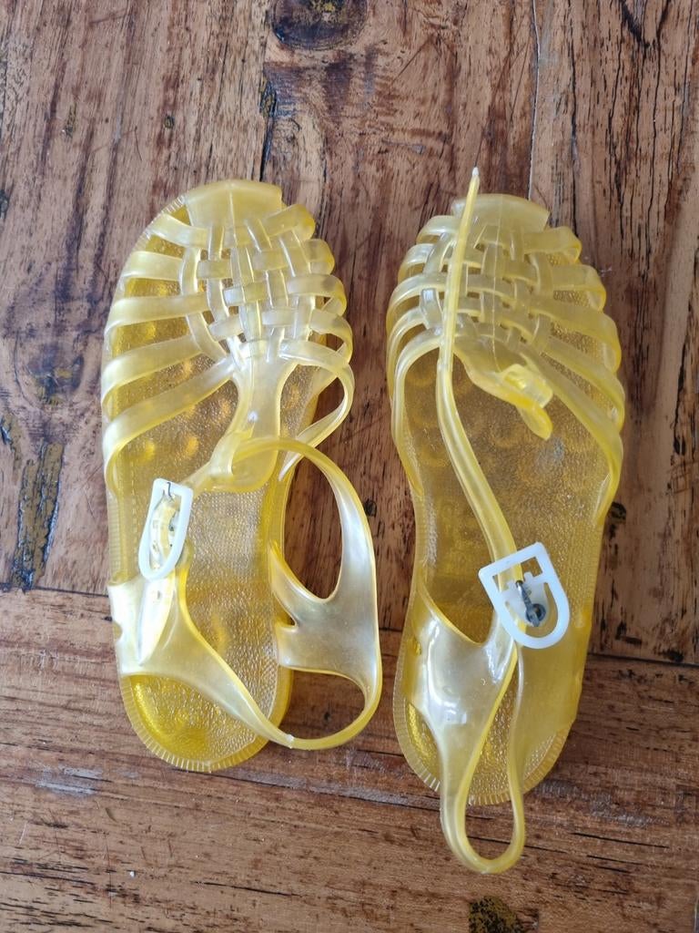 Gele waterschoenen maat 31/32, Kinderen en Baby's, Kinderkleding | Schoenen en Sokken, Ophalen of Verzenden, Gebruikt, Jongen of Meisje
