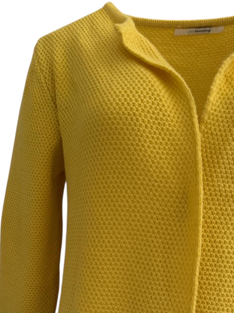 Sibin Linnebjerg vest M, Maat 38/40 (M), Geel, Ophalen of Verzenden, Zo goed als nieuw