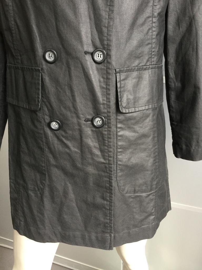 714  zwart jas regenjas: maat S/M=36/38 trenchcoat tussenjas, Kleding | Dames, Jassen | Winter, Actuals, Zwart, Ophalen of Verzenden