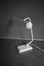 Bureaulamp notaris bankeniers lamp vintage retro design wit, Ophalen of Verzenden, Gebruikt, Metaal, Minder dan 50 cm