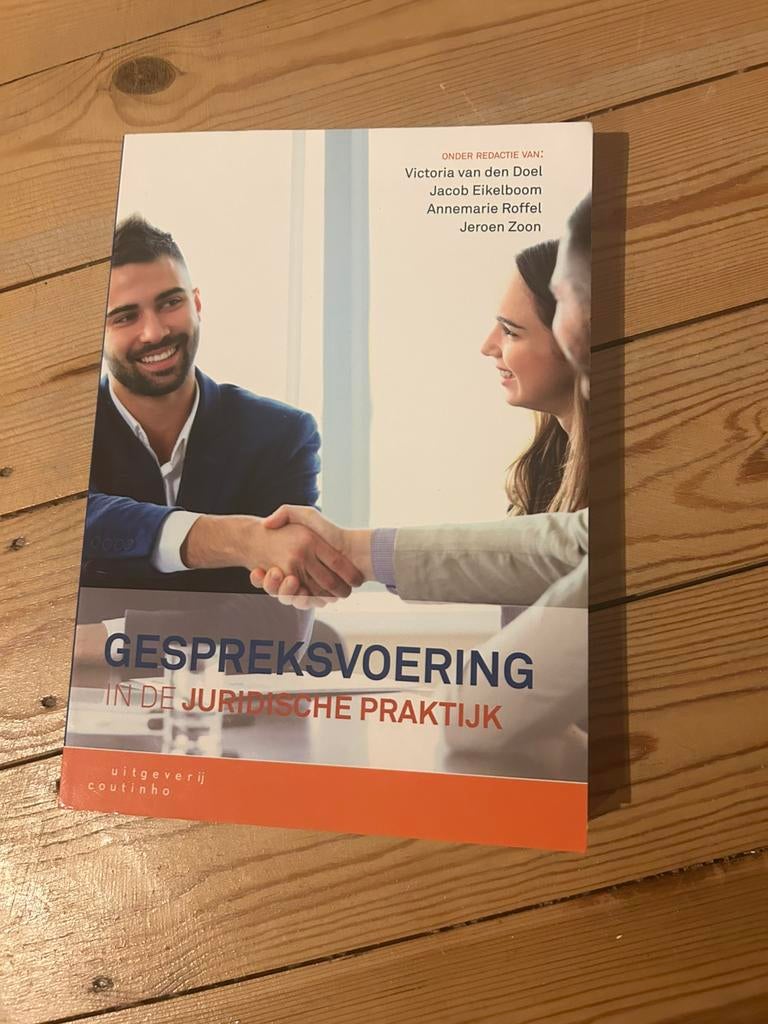 Gespreksvoering in de juridische praktijk, Boeken, Schoolboeken, Ophalen of Verzenden, Zo goed als nieuw, Overige niveaus, Nederlands