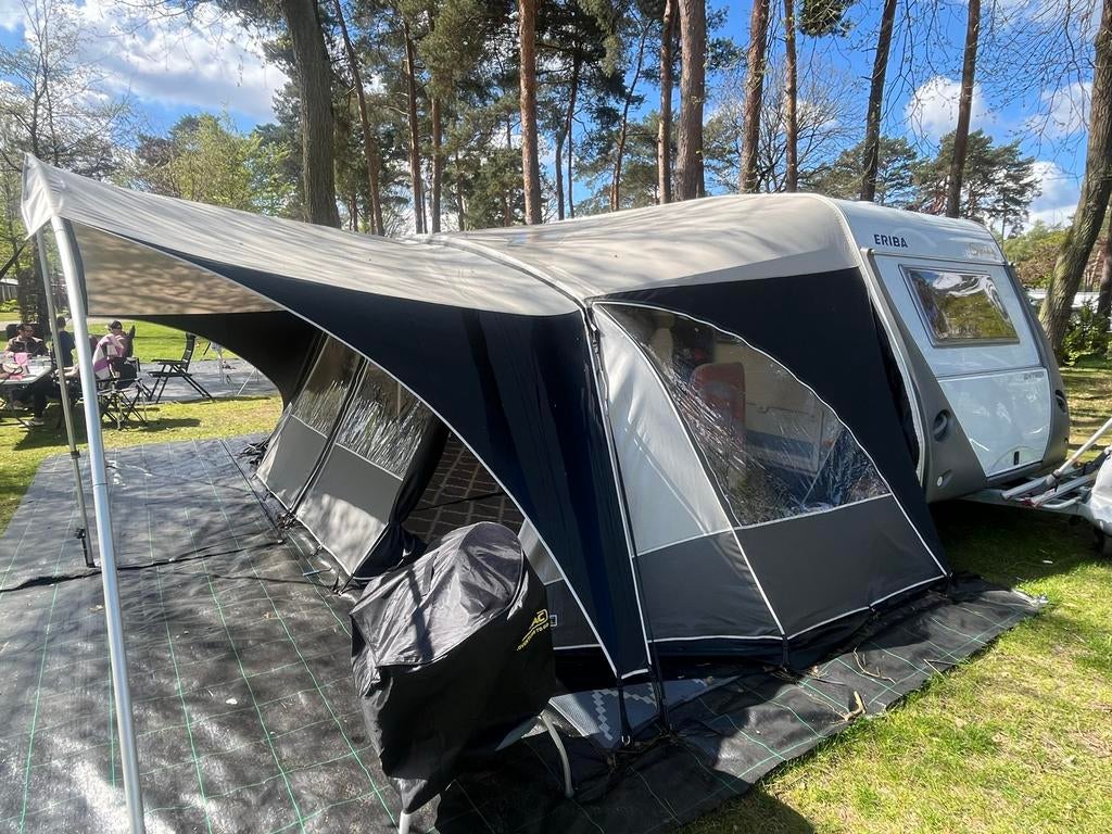 UNICO Verona voortent+extra luifel maat 12(250/300cm diepte), Ophalen of Verzenden, Gebruikt, Ten Cate All Season 240g/m2, Unico Ventura