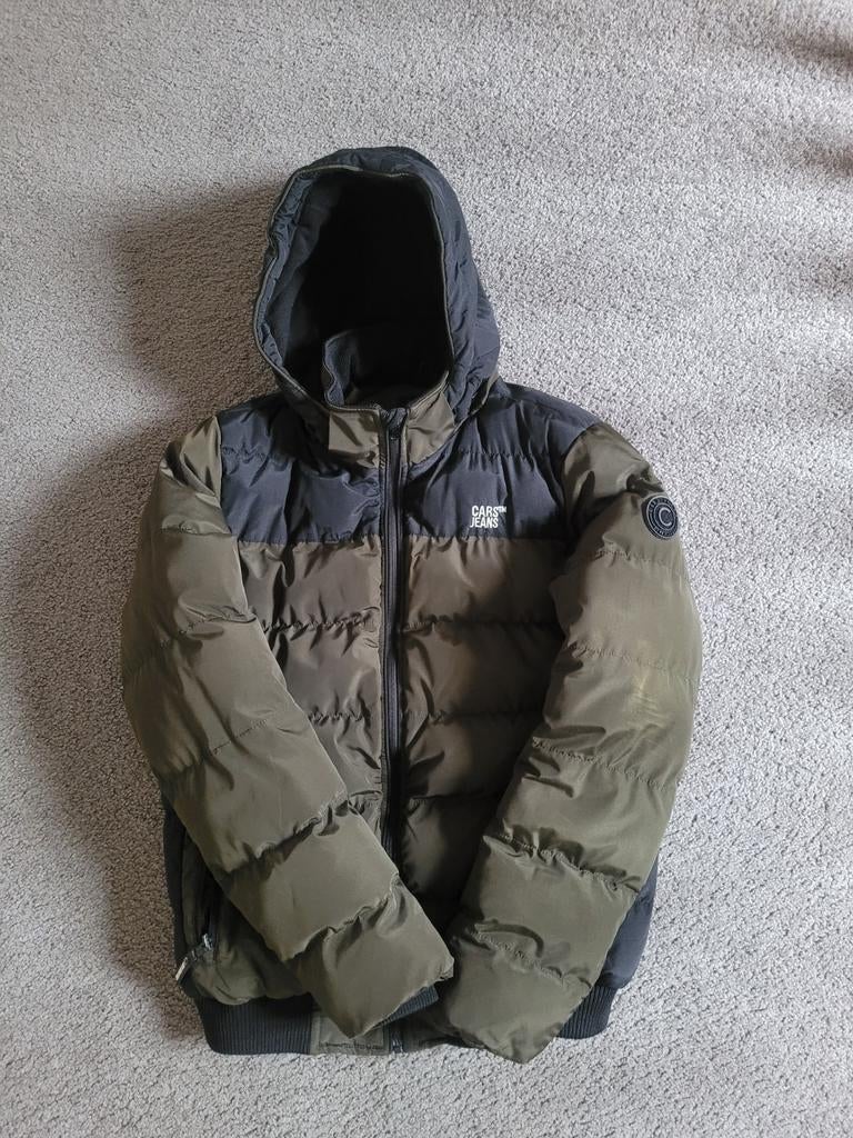 Cars Jeans Winterjas Maat 16, Kinderen en Baby's, Kinderkleding | Maat 164, Gebruikt, Ophalen of Verzenden, Jas, Jongen