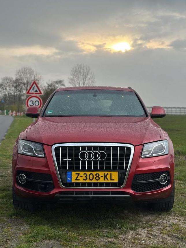 Audi Q5 3.0 TDI Quattro S-line Youngtimer met nieuwe APK, Auto's, Euro 5, Zwart, Diesel, Particulier
